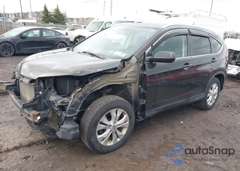2013 Honda Cr-V Ex-L z USA, uszkodzony, nr VIN 5J6RM4H75DL022501